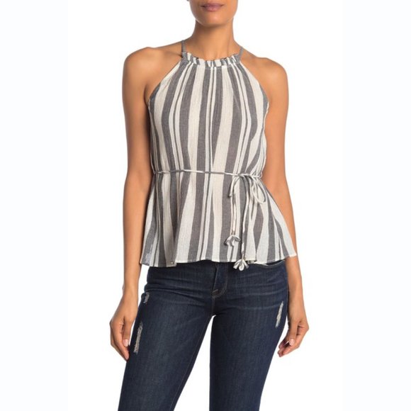 🌟2x HP!🌟 NWT Joie Larkyn Metallic Stripe Top - Picture 7 of 15